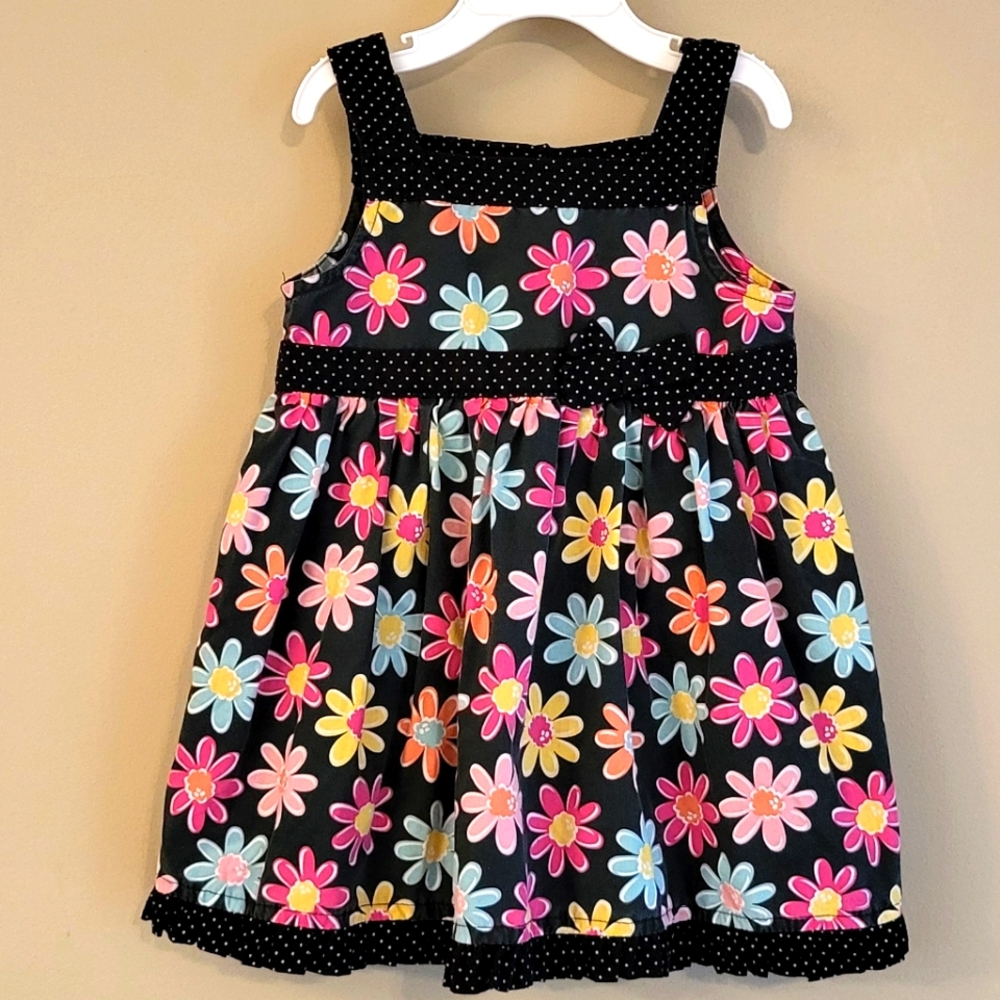 Floral sleeveless sun dress